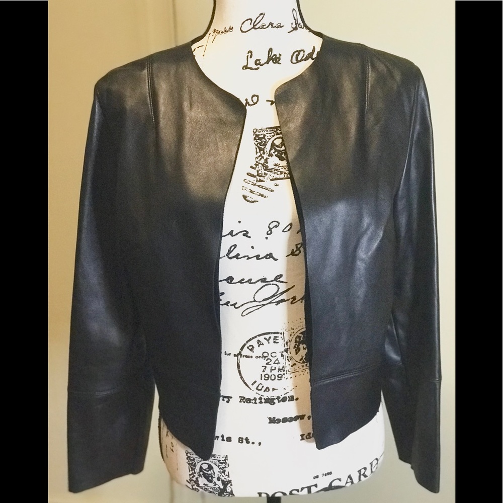 Womens Express Genuine Leather Jacket